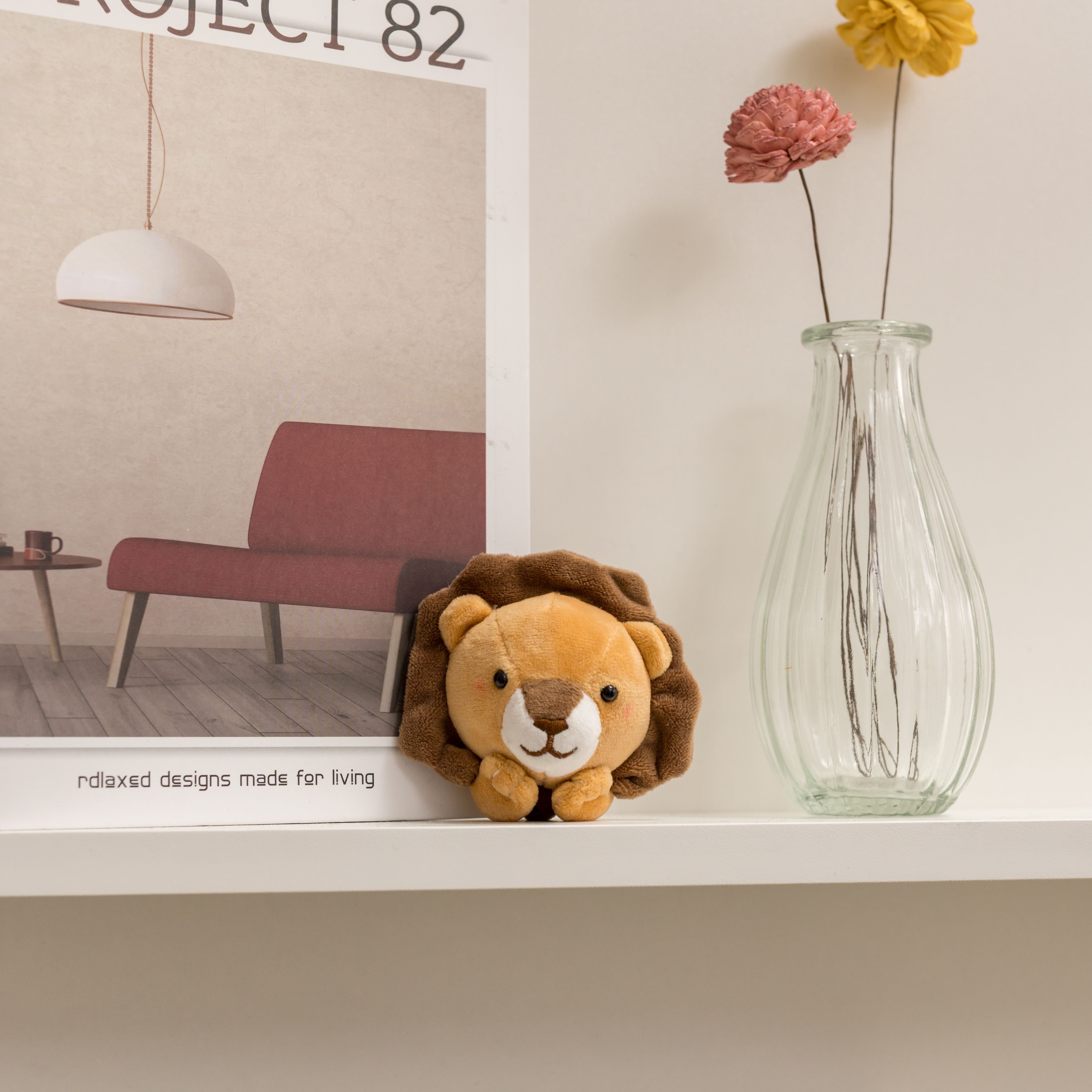 動物王國展 絨毛磁鐵《獅子》