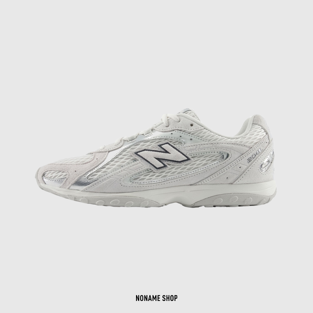 NEW BALANCE NB 204L U204 復古 miumiu 休閒鞋 白灰銀 (男/女同款)