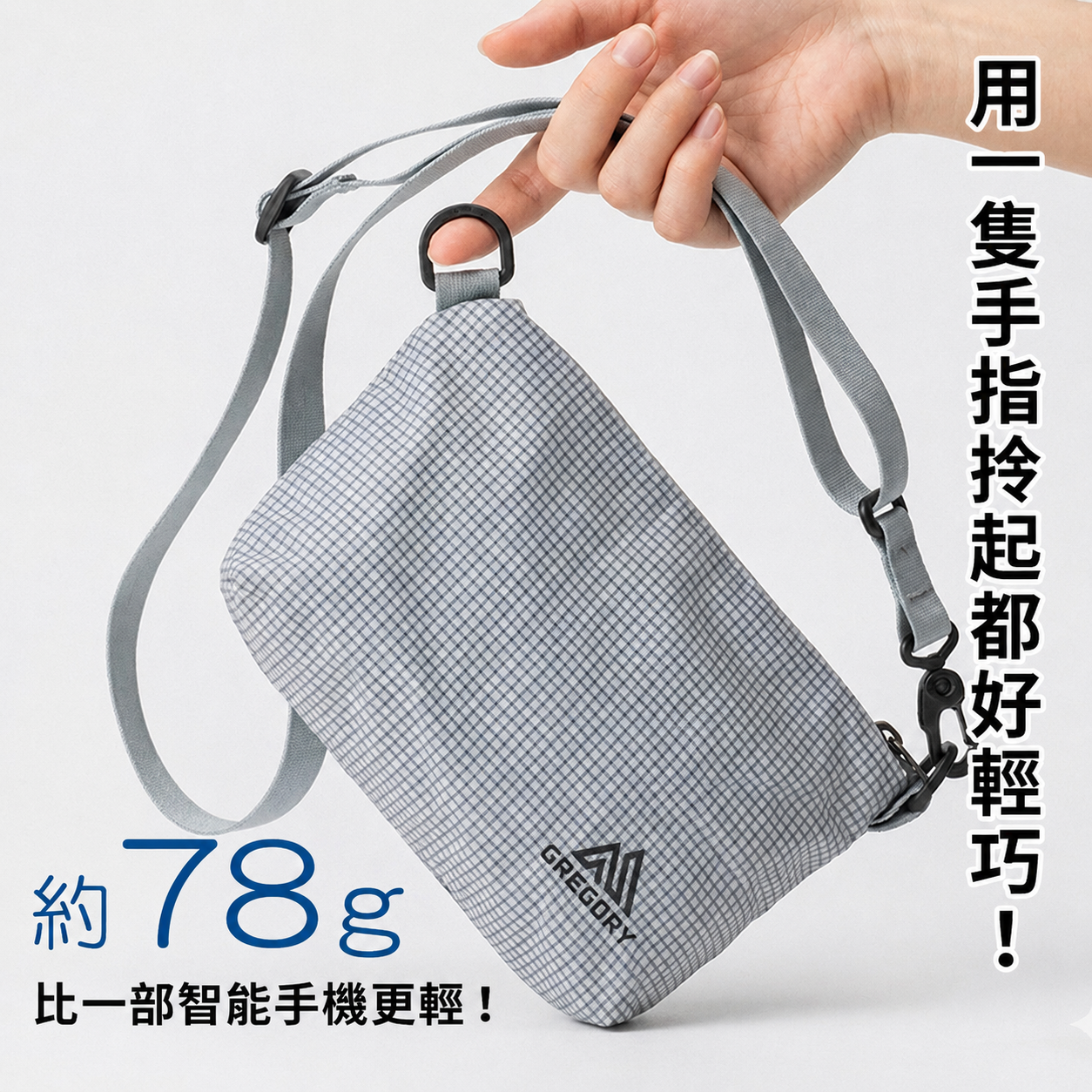 【預購】J070601 GREGORY Nano Crossbody Pouch 輕量迷你斜孭袋／手提收納袋