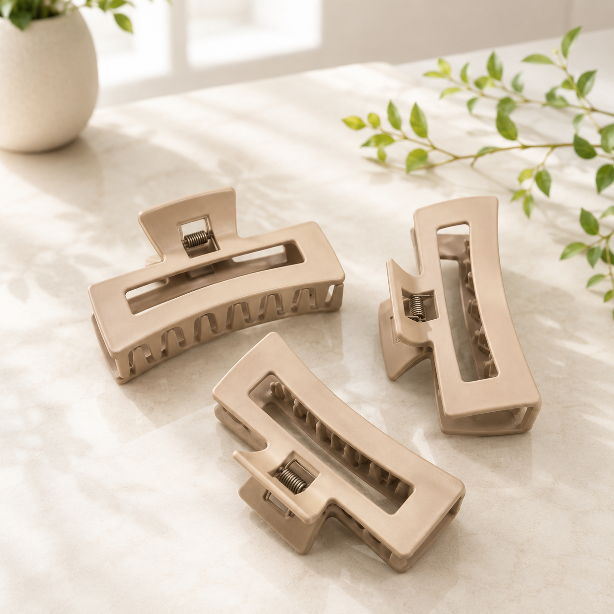 【GREENiN】Tea Fiber Hair Claw