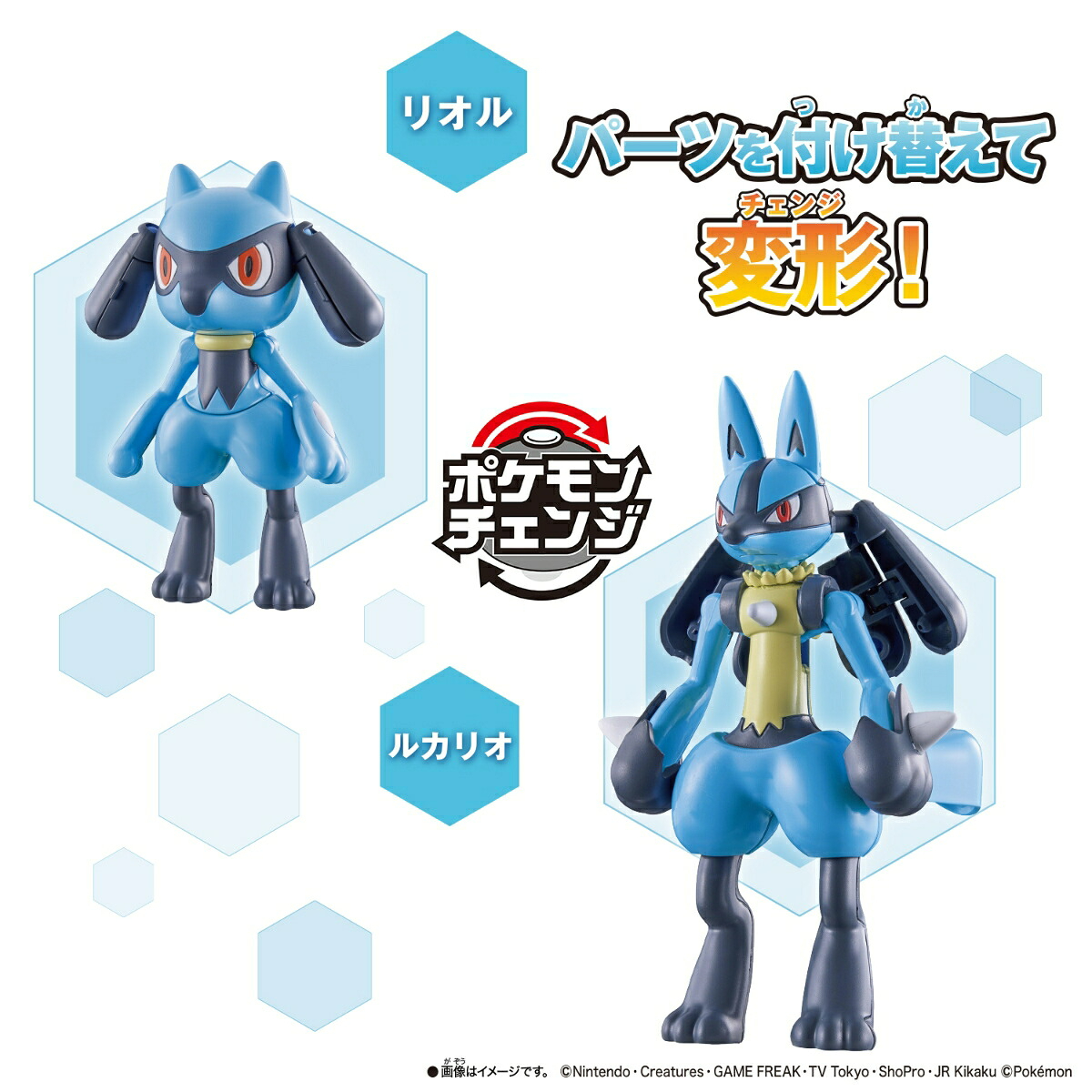 [預訂] BANDAI 寶可夢變形系列 利歐路/路卡利歐