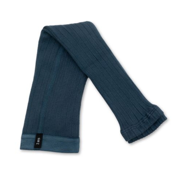 (預購) COLLEGIEN 羅紋打底褲  Maxence - 960 Bleu Cendré 灰藍