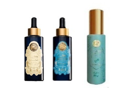 0709SK11-SILLLKBEAUTE-SKINCARE-118瞬間緊緻保濕精華液(雞尾酒精華) 30ml [1支] + 107迷人白皙面部護理精油 30ml [1支] + 615大馬士革玫瑰花露噴霧 60ml [1支] (A11)