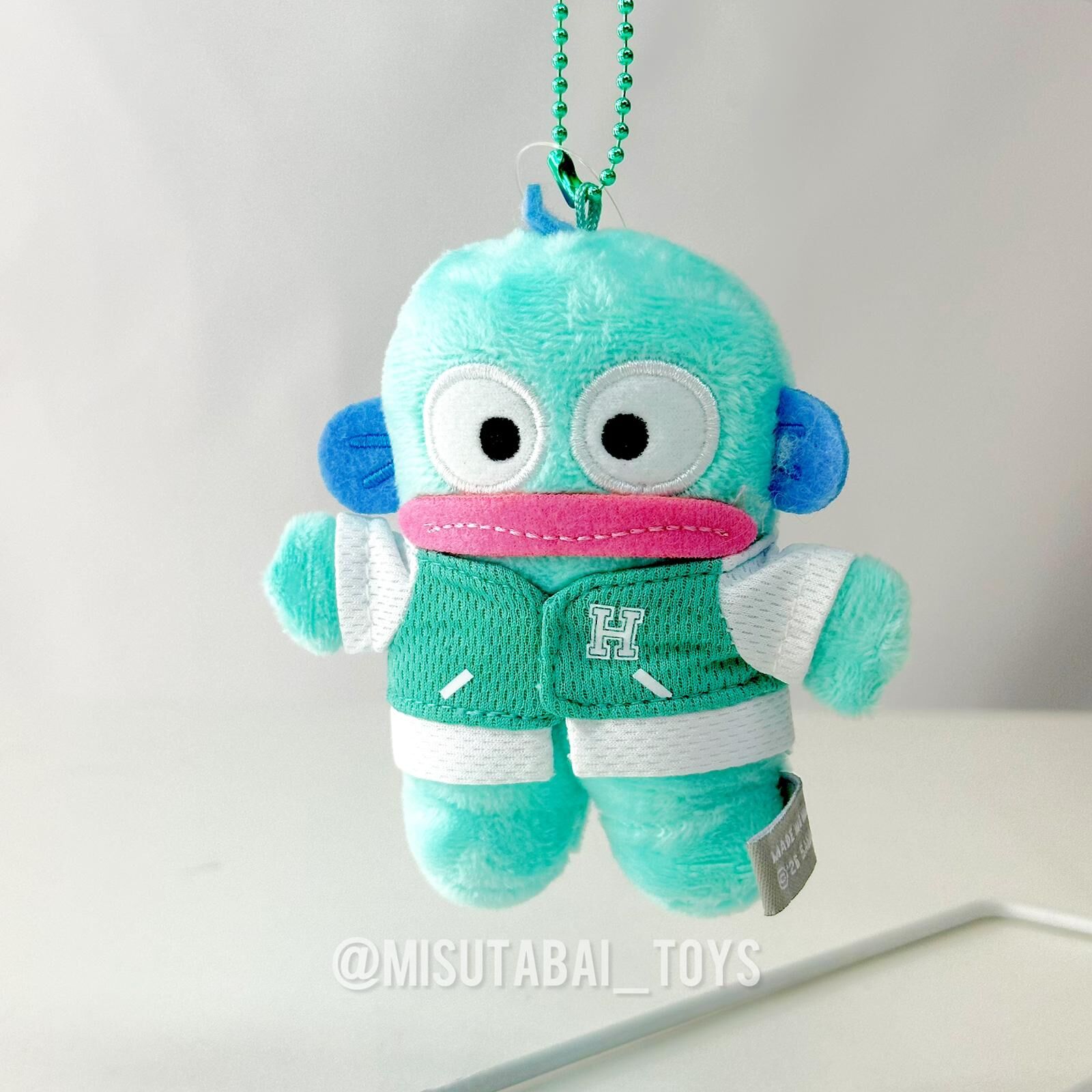 Sanrio HANGYODON Jacket Plush Doll Keychain (10cm)