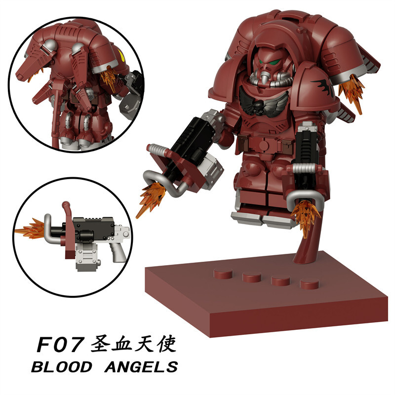 Blood Angels 40k Custom Minifigures fit Lego FD07