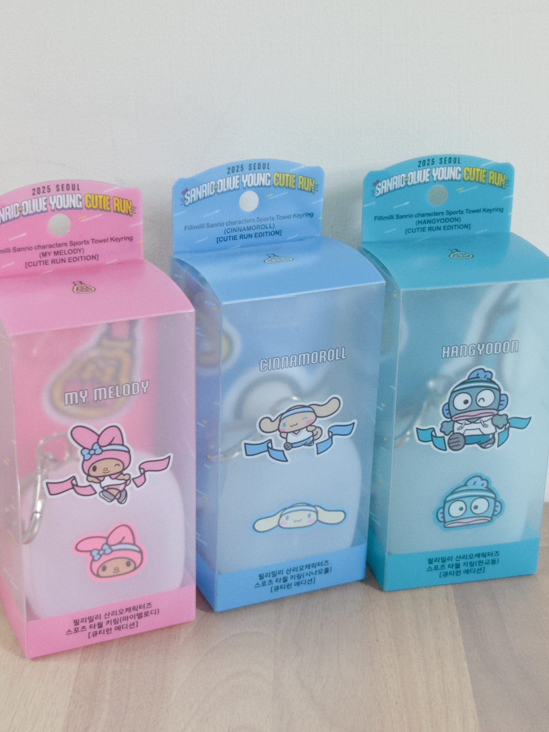 🇰🇷Fillimilli x Sanrio 聯名運動毛巾鑰匙圈💦