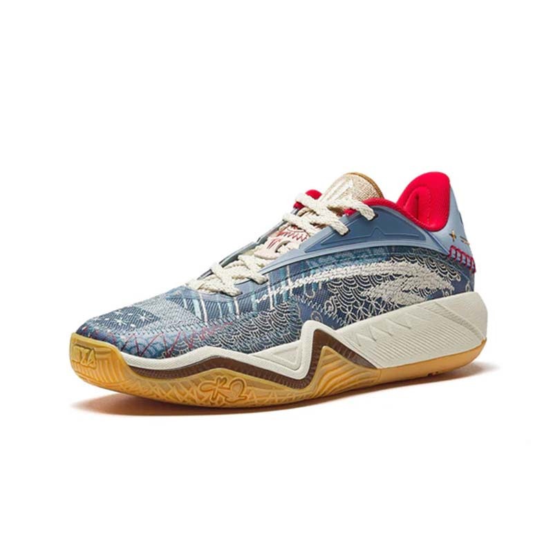 SNEAKER POLITICS x ANTA KAI 3 "Patchwork" 安踏 牛仔拼接 歐文三代 實戰籃球鞋 藍色 男鞋 112621102-4 [台灣現貨]