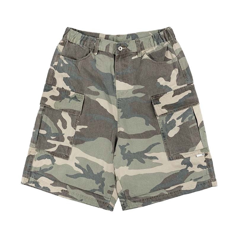 idealism Cargo Jorts Camo 口袋 休閒 短褲 迷彩 綠色 ID25018-CM [台灣現貨]