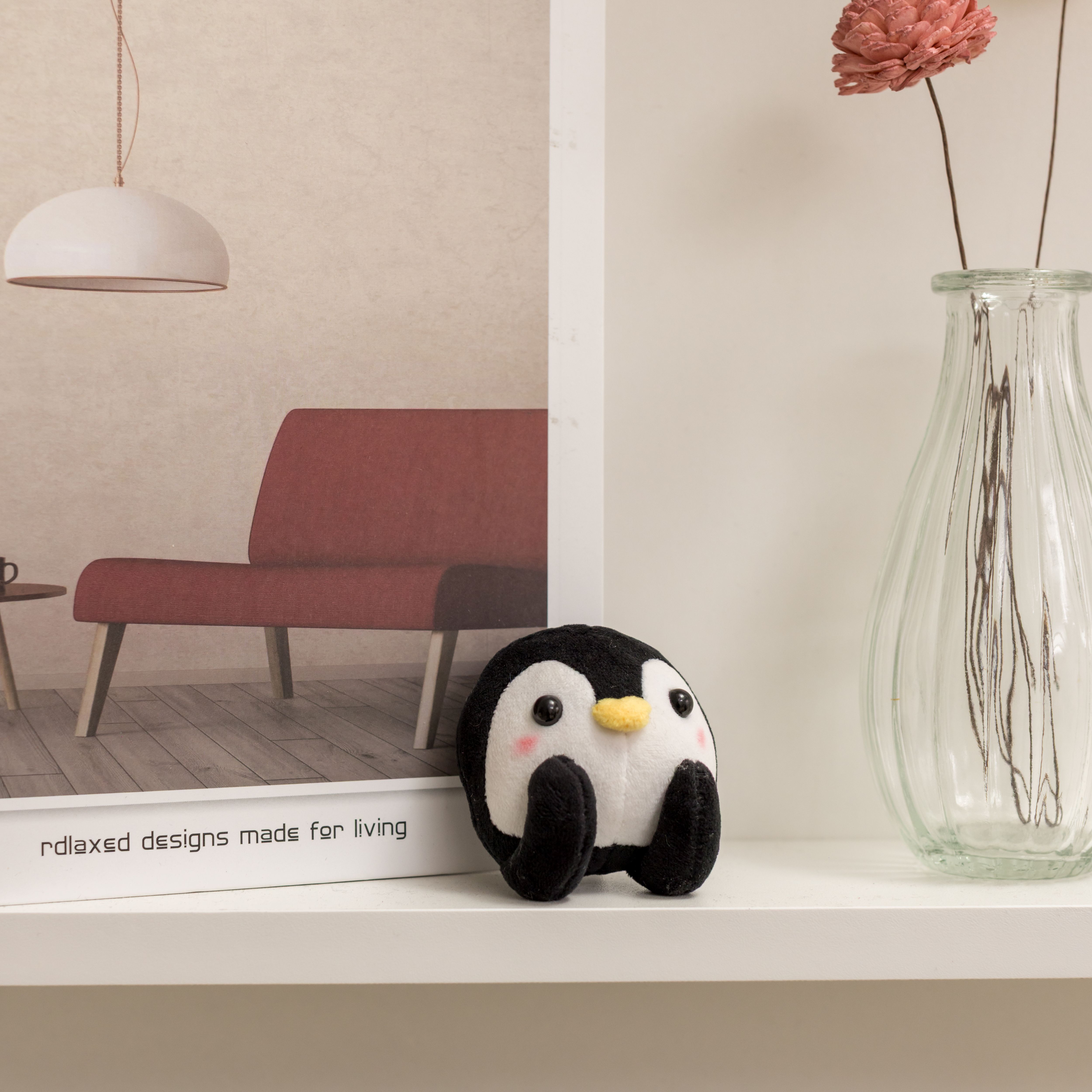 動物王國展 絨毛磁鐵《企鵝》