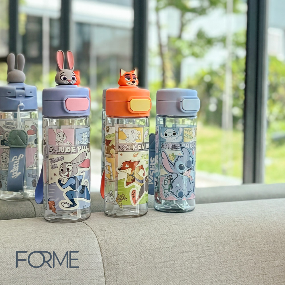 【 FORME 】迪士尼正版授權 PICA系列 | 公仔款冷水壺 直飲隨身杯 530ml - 哈茱蒂