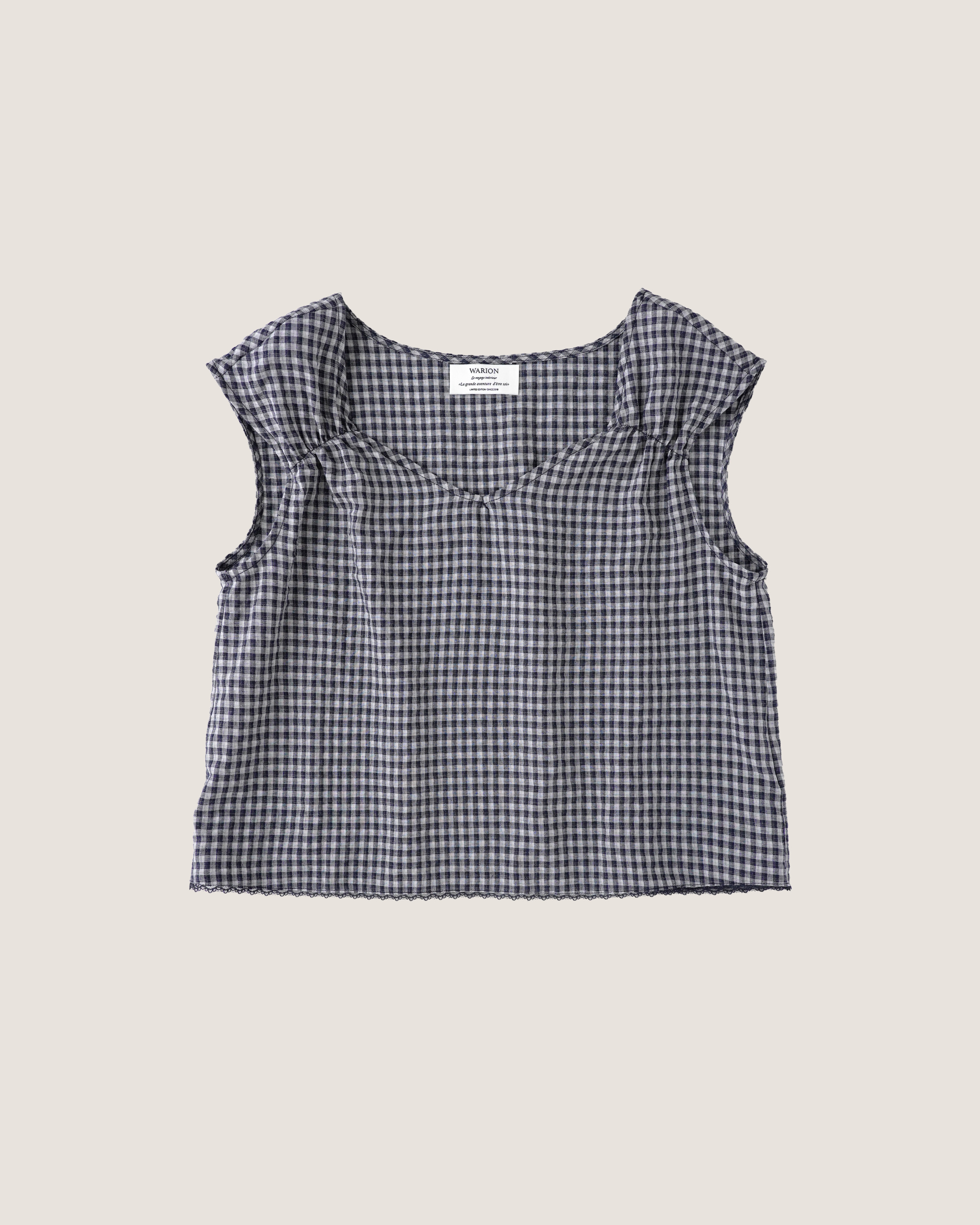 Nina Plaid Top
