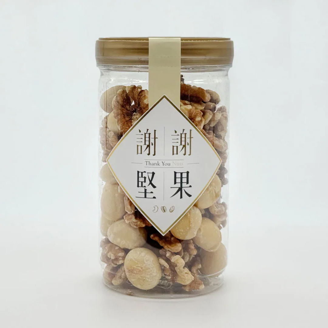 堅果推薦謝謝堅果原味綜合堅果(核桃 + 整顆夏威夷豆)