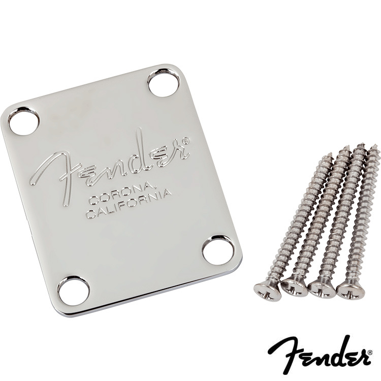Fender 4-Bolt American Series Bass Neck Plate 電貝斯用 琴頸蓋