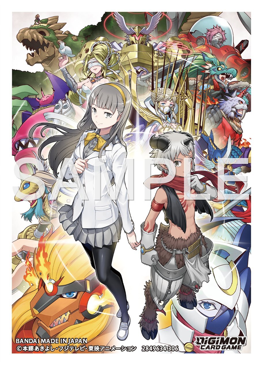 Digimon Card Game OFFICIAL CARD SLEEVE 03 : Inori & Aegiomon