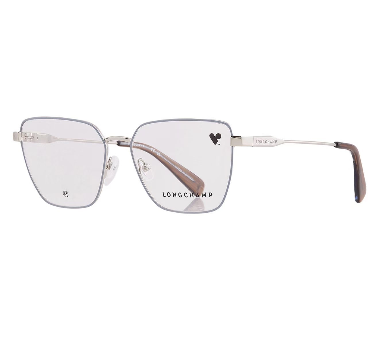 【預購】LONGCHAMP H070609 女裝蝴蝶框平光鏡眼鏡 (玫瑰金細邊框)