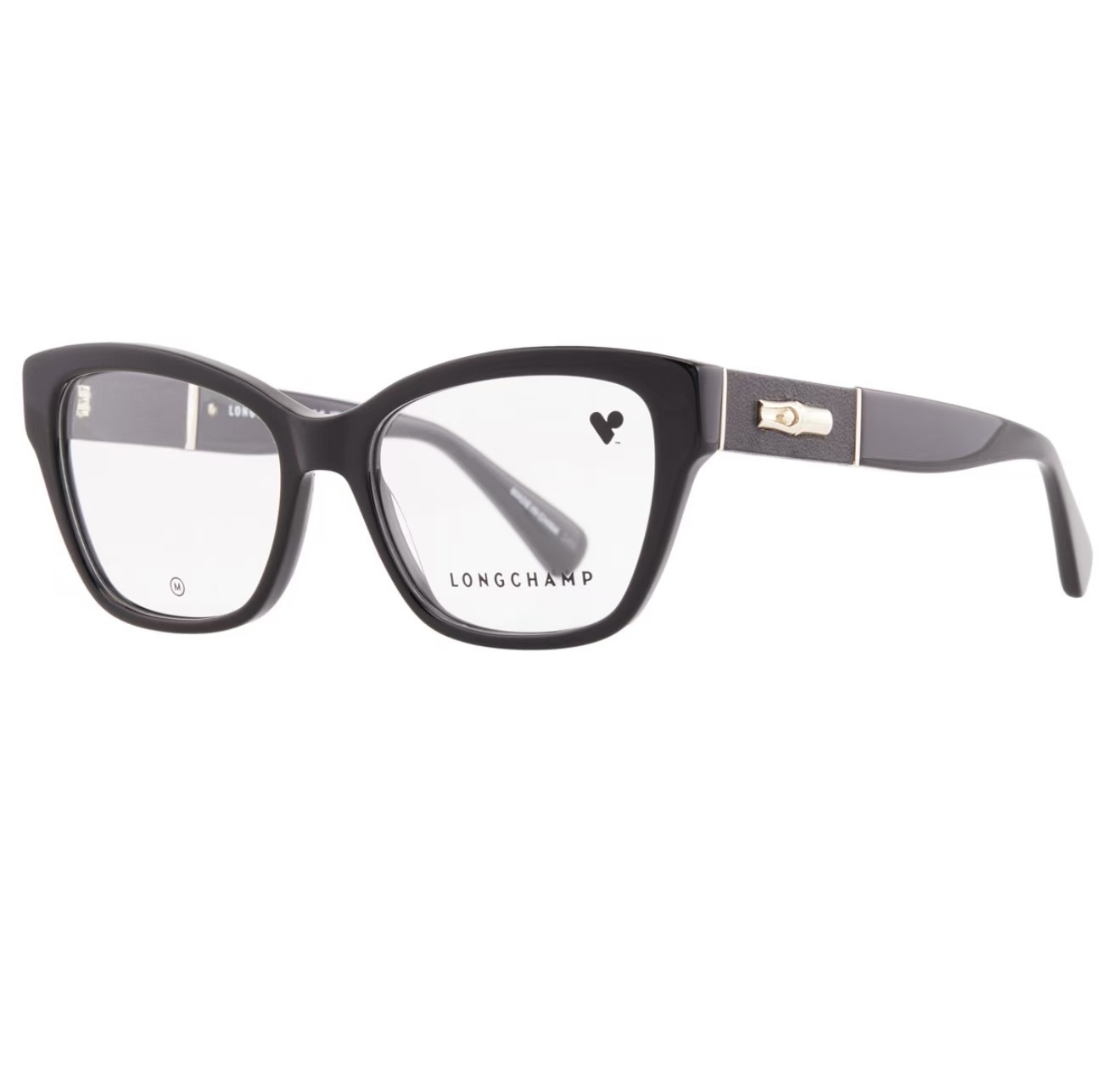 【預購】LONGCHAMP H070610 Cat Eye 女裝平光鏡眼鏡 (黑色框)