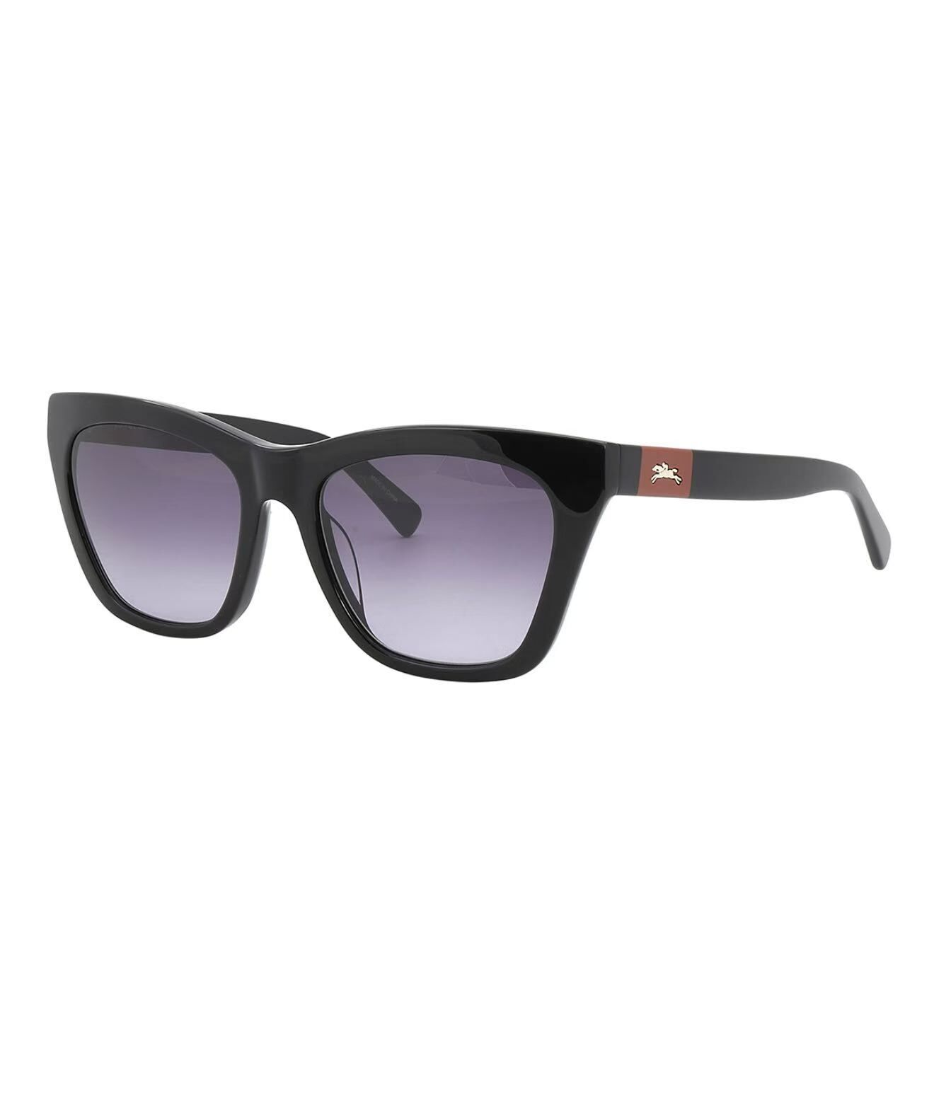 【預購】LONGCHAMP H070615 Cat Eye 女裝太陽眼鏡 (黑色框配灰色漸層鏡片)