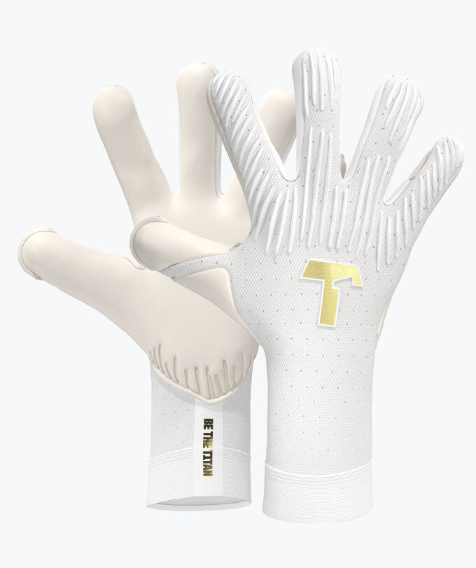 T1TAN GOALKEEPER GLOVES Rebel 2.0 White-Out  龍門手套 白色
