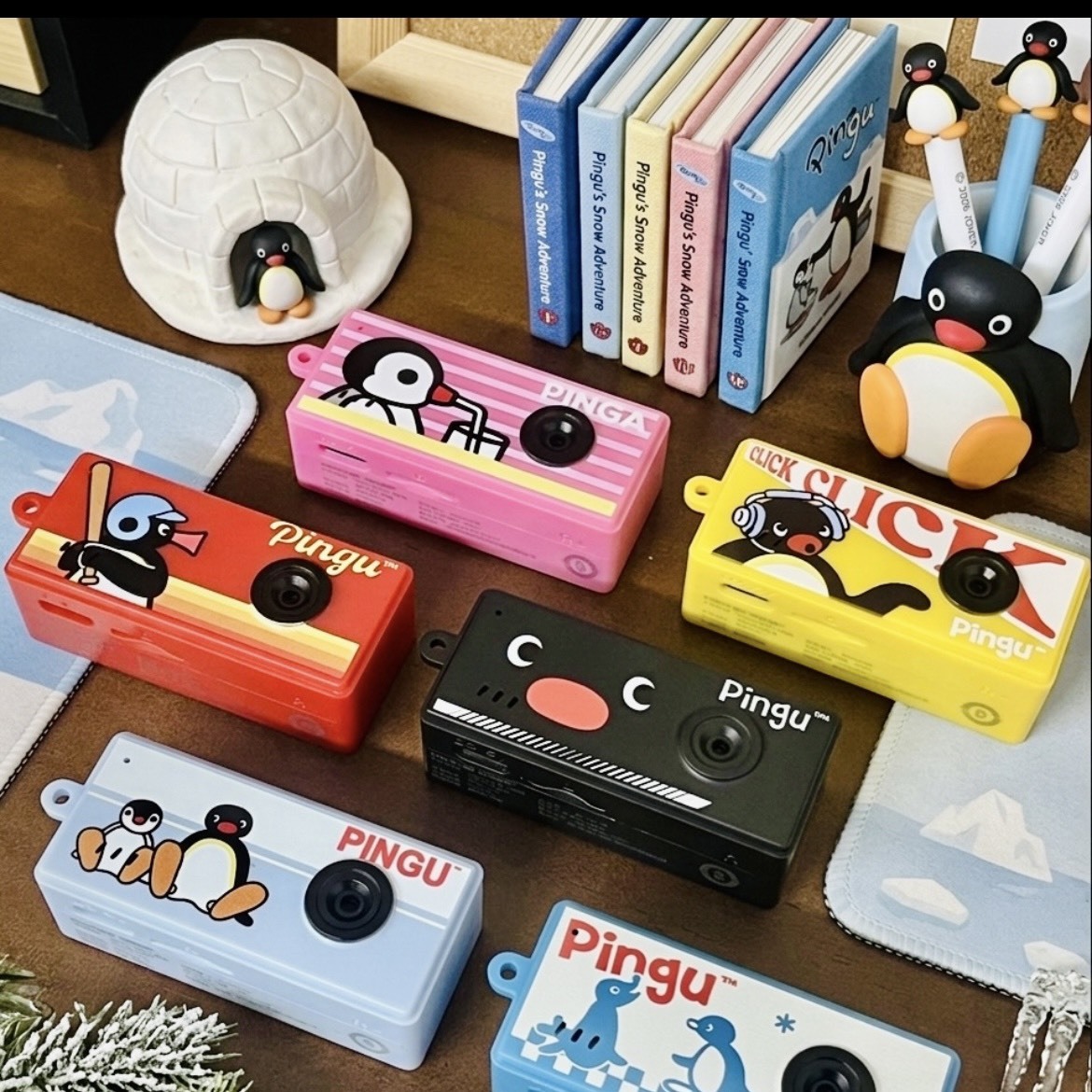 『預購商品』 PINGU聯名迷你CCD相機盲盒 復古相機造型吊飾 療癒收藏 MG26-103-001