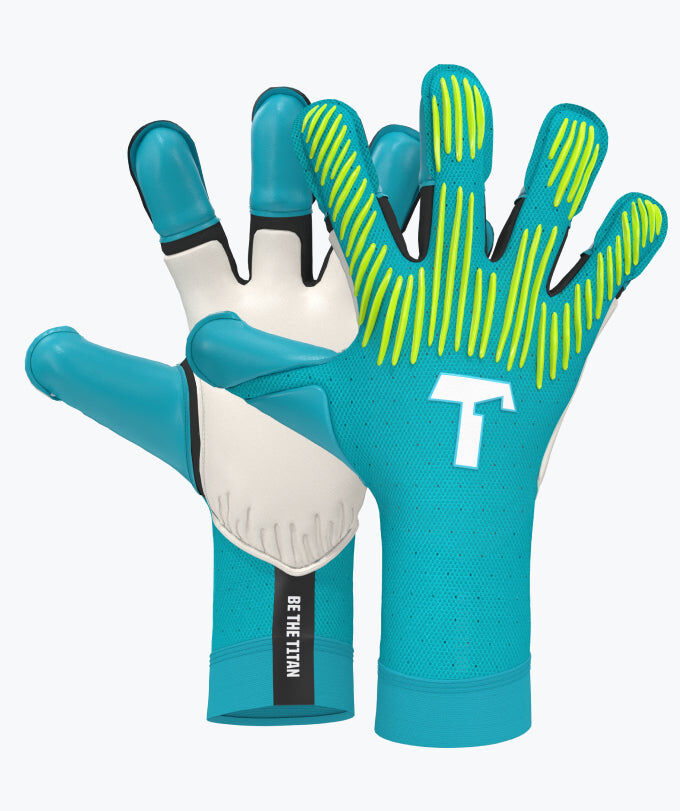 T1TAN GOALKEEPER GLOVES Rebel 2.0 Sky Blue  龍門手套 藍綠色