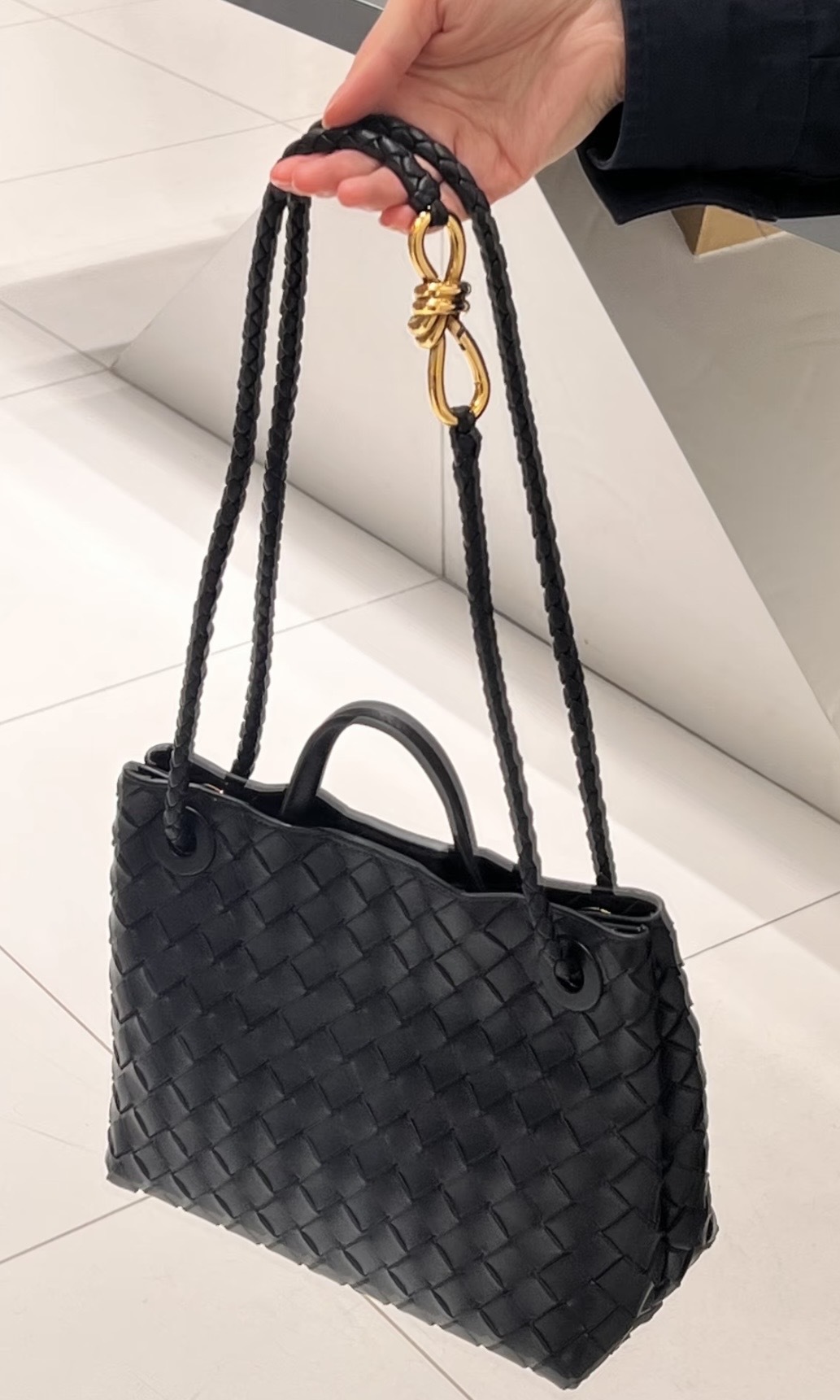 Bottega Veneta BV andiamo 小號 Black 黑色