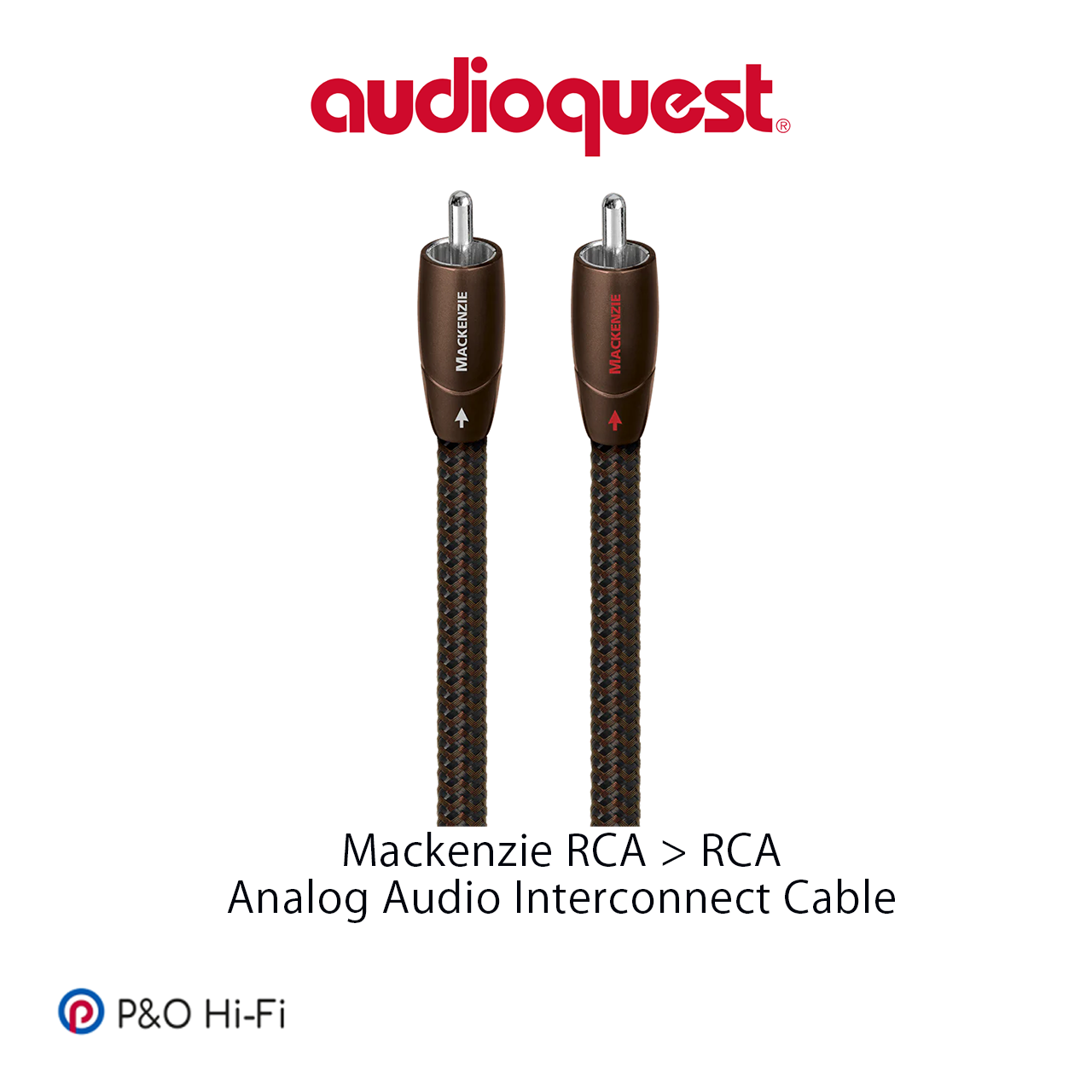 AudioQuest Mackenzie (麥肯齊河) RCA > RCA River Series (河流系列) 模擬訊號線 (一對)