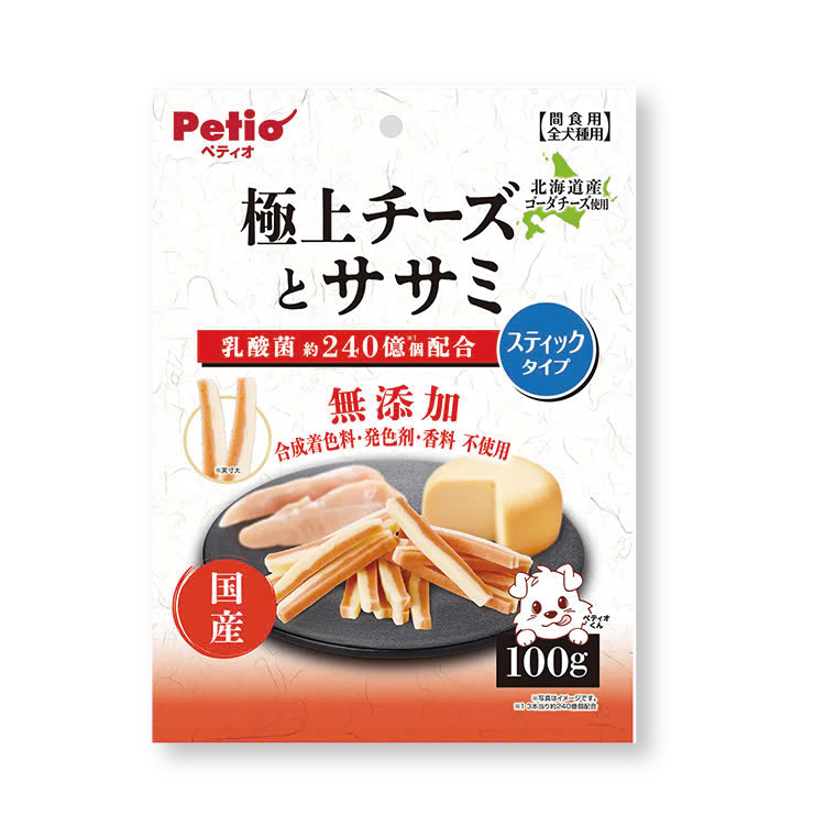 Petio 極上芝士雞肉條 100ｇ（PTO-7494）