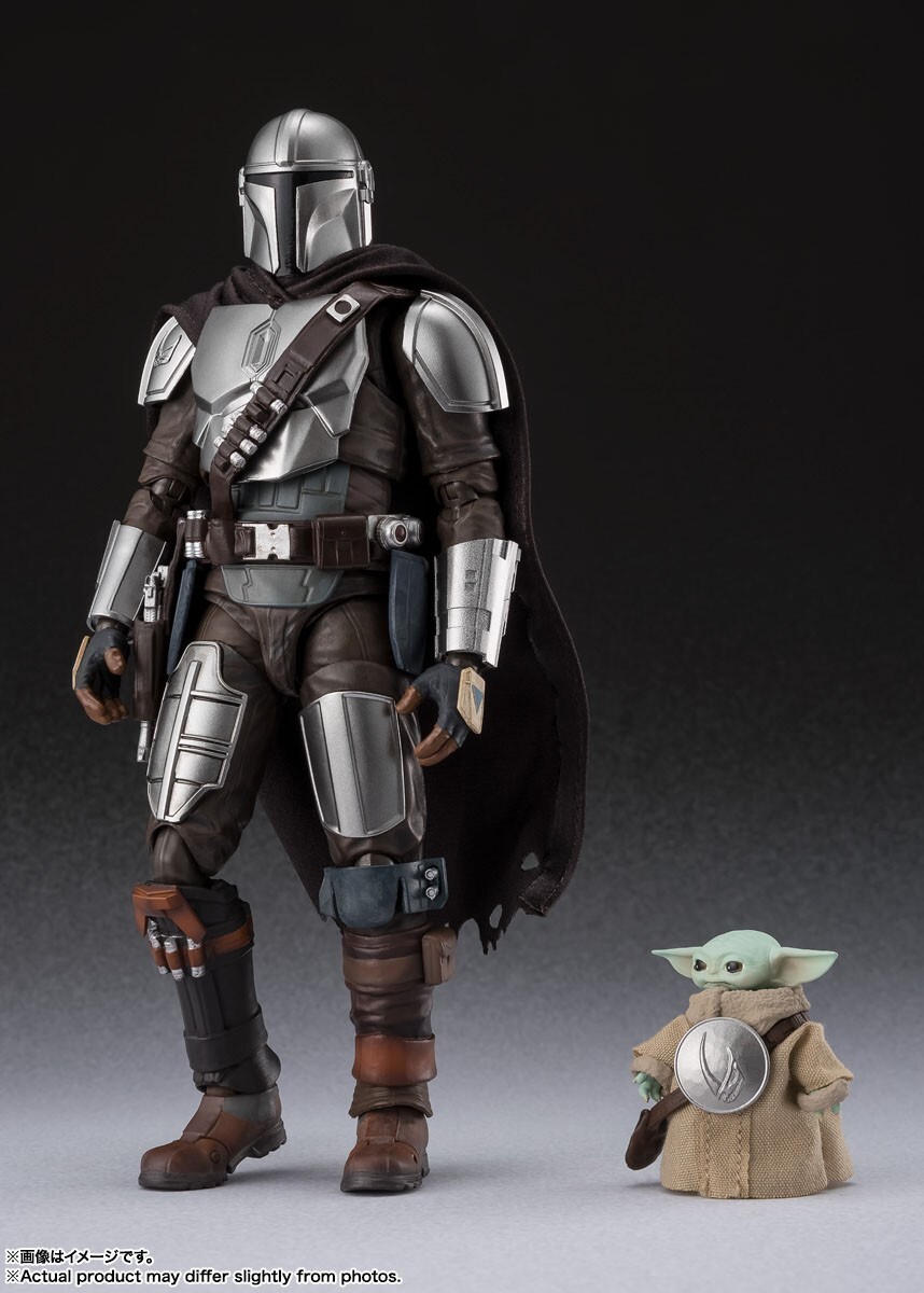 全新 萬代 SHF 曼達洛人 & 古古 星際大戰 電影版 可動完成品