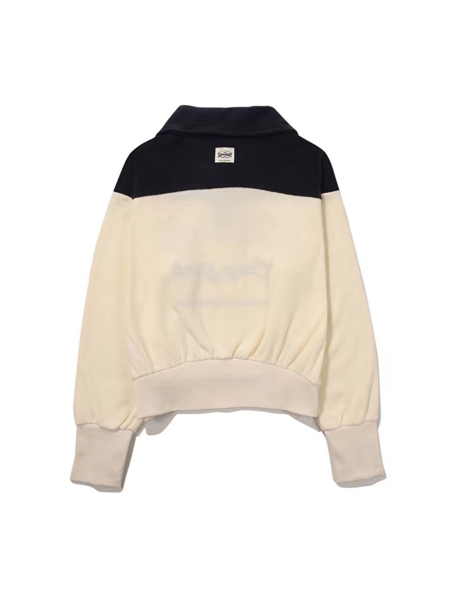 【預購】Superdry H070636 女裝半拉鏈短版衛衣