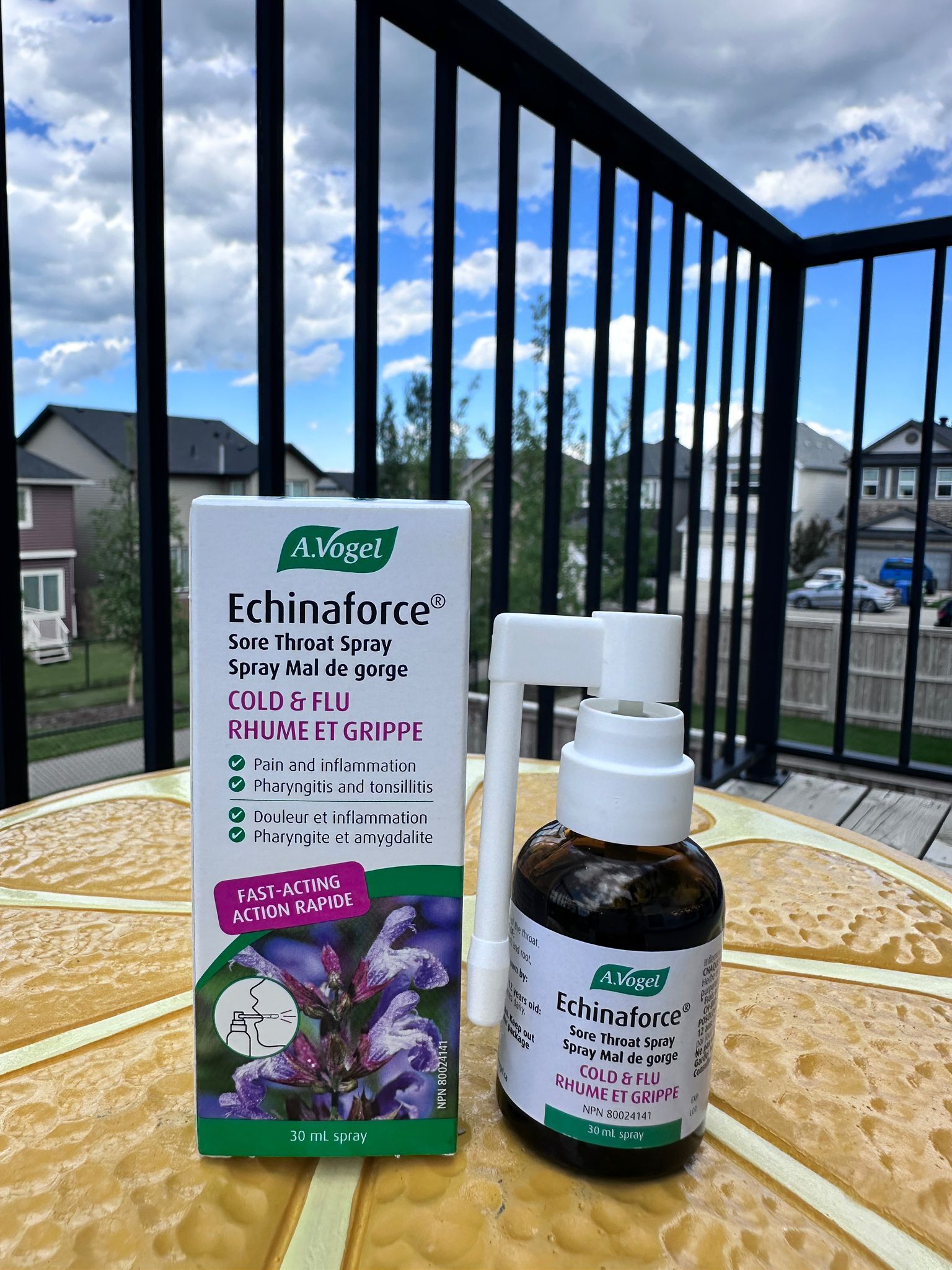 UD95 Avogel Echinaforce 紫錐花喉嚨痛噴霧 30ml  **到期日: 約 2027/11 (限時購買至7月8日晚上11:59)