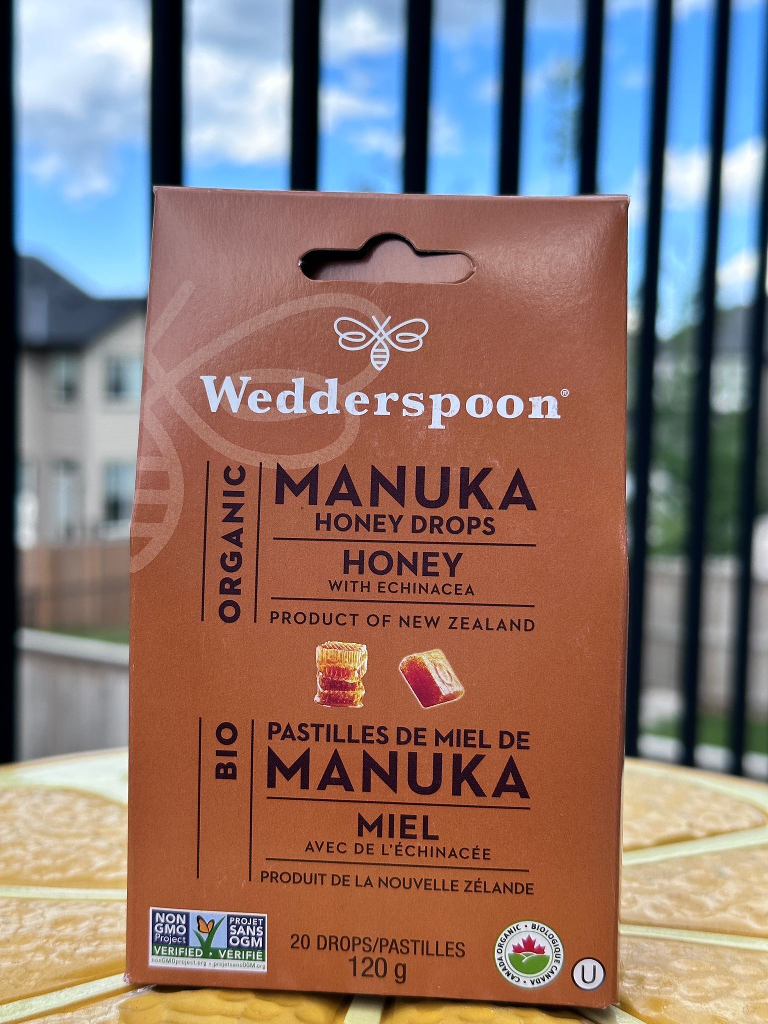 UD97 Wedderspoon 麥盧卡蜜 紫錐花潤喉糖 120g  **到期日: 約 2027/07 (限時購買至7月8日晚上11:59)