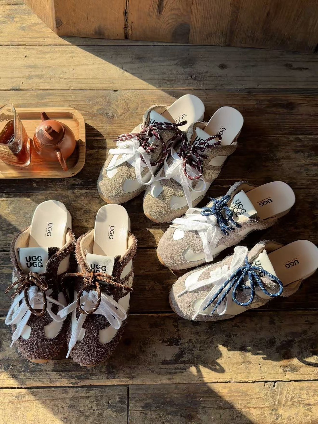 【預購】UGG Ozlana MIUMIU風 毛皮 半拖 OZ7005
