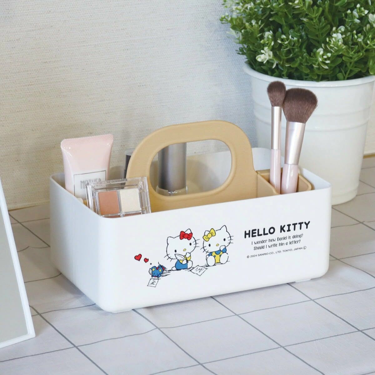 26128 Sanrio Hello Kitty 迷你手挽桌面收納盒 #JP-NK26-349276