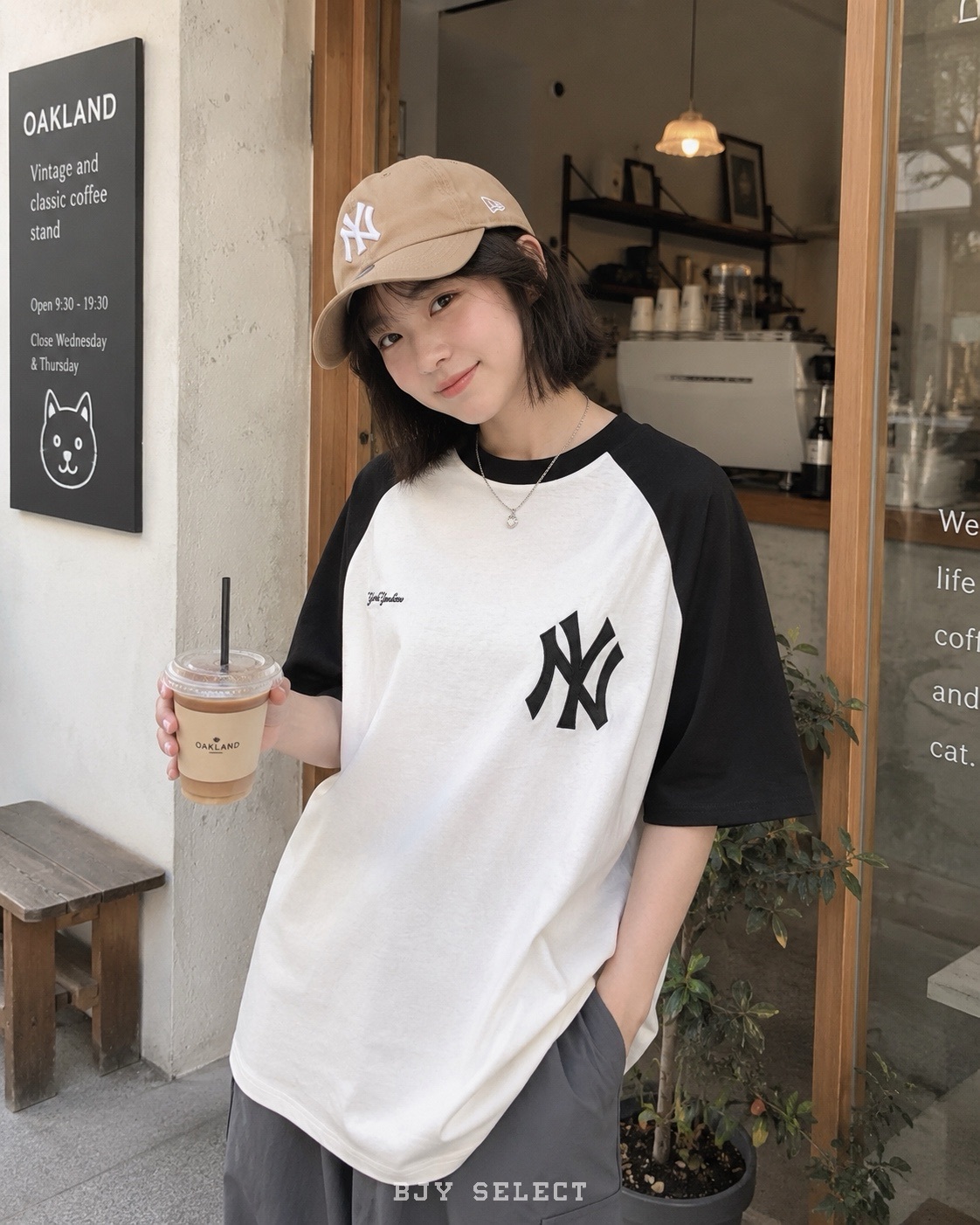 #預購 MLB 大聯盟 隊徽刺繡 復古美式 寬鬆落肩 撞色插肩袖 純棉短踢 六色