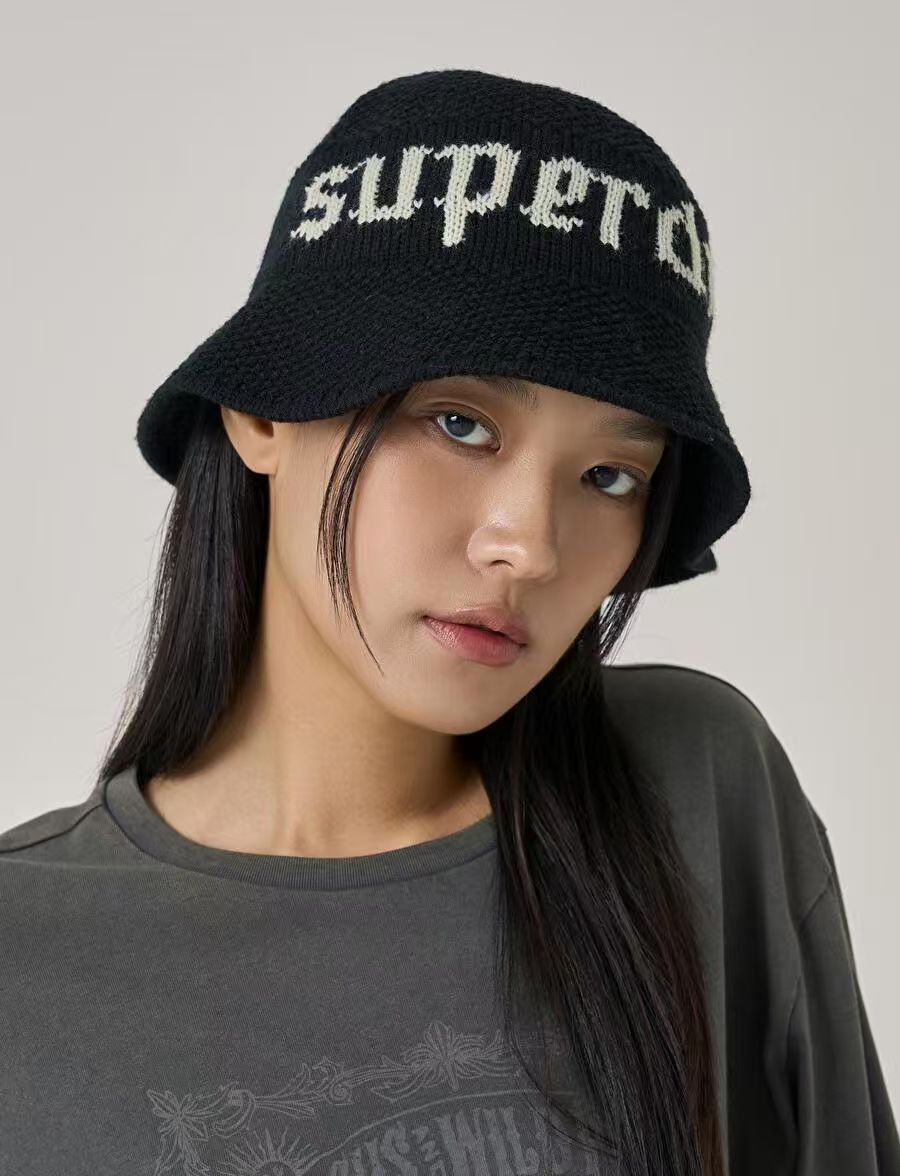 【預購】Superdry H070650 大LOGO漁夫帽