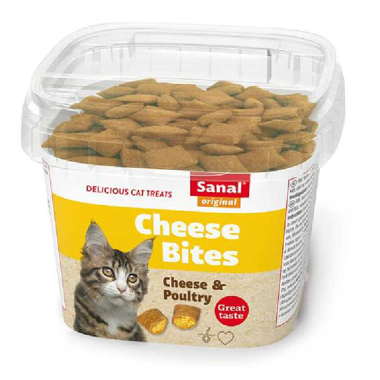 荷蘭 Sanal Cat Cheese Bites 75g 高鈣強心香脆