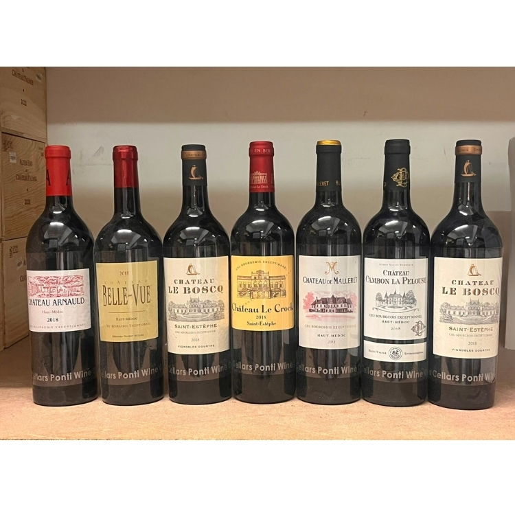Cru Bourgeois Exceptionnel 2018 (14 Bottles Original Wooden Case)