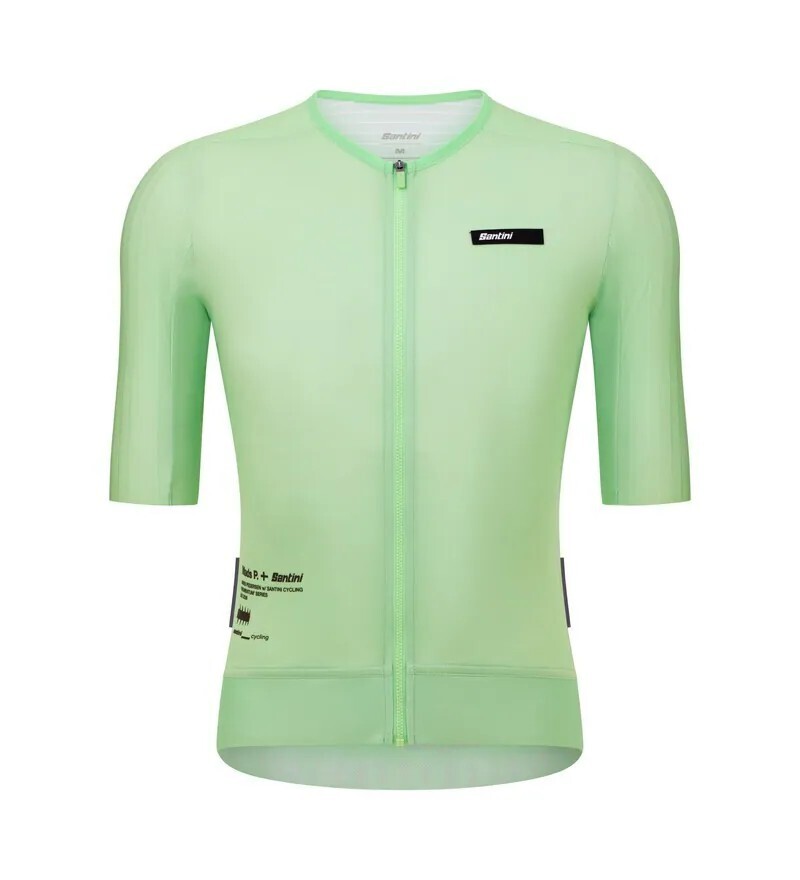 Santini MADS PEDERSEN短袖車衣 空力緊身 男女共版-薄荷