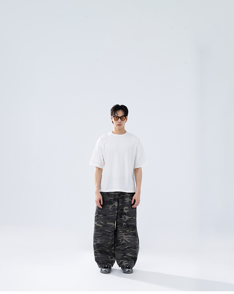Men's camouflage cocoon-shaped denim trousers, S/M/L/XL【04102063】in stock+pre-order