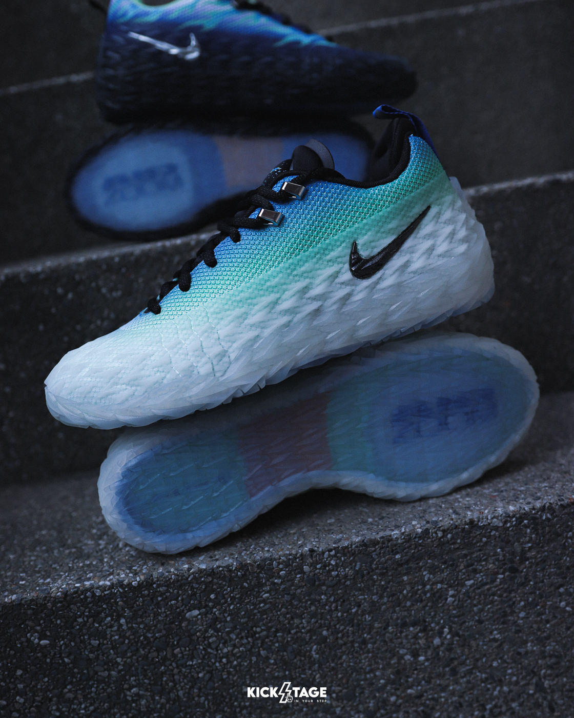 [限量商品不退換] 男鞋 NIKE S.T. CHARGE EP 白綠色 雪碧氣泡 實戰鞋 籃球鞋【IW1897-101】XDR-X 耐磨科技
