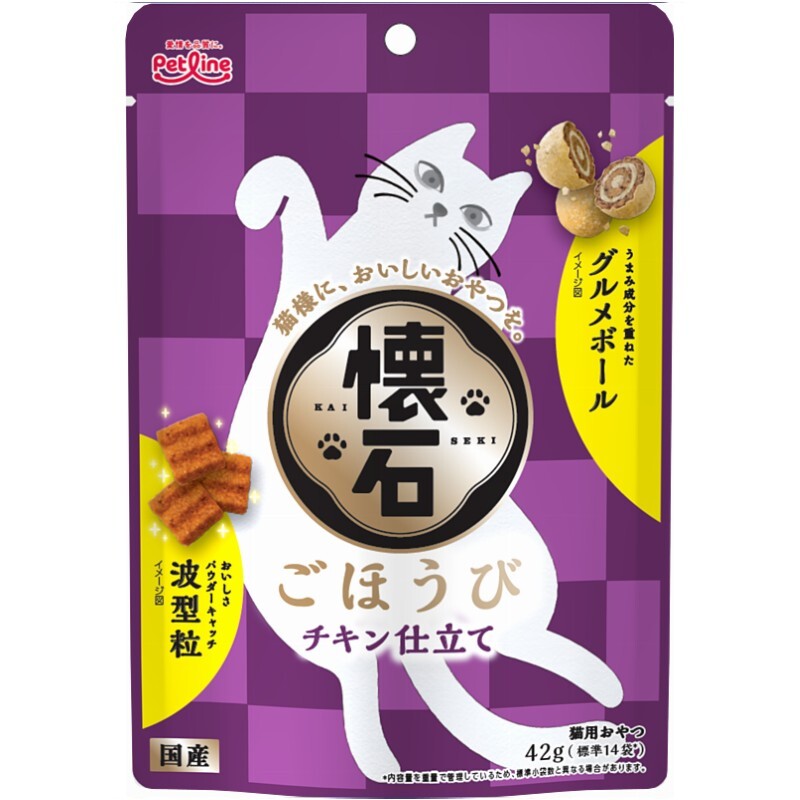 日本Petline 貓小食 懷石系列 雞肉味  42g