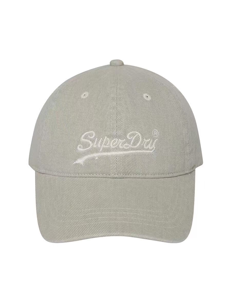 【預購】Superdry H070656 復古Logo棒球帽 (灰色)