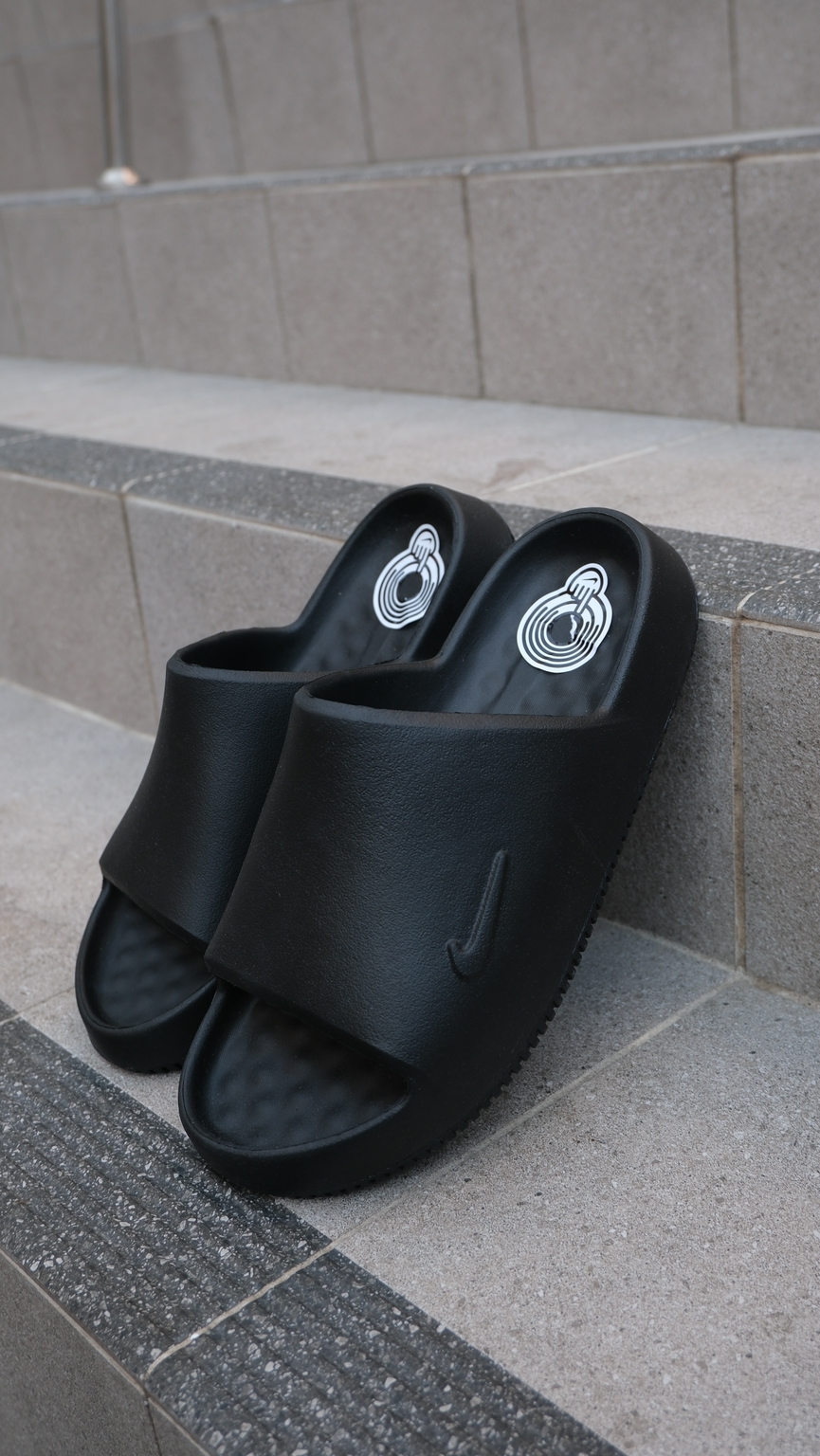 Nike  CALM SLIDE 2.0 GS 中大童鞋 女鞋 黑色 拖鞋 IF9306-001