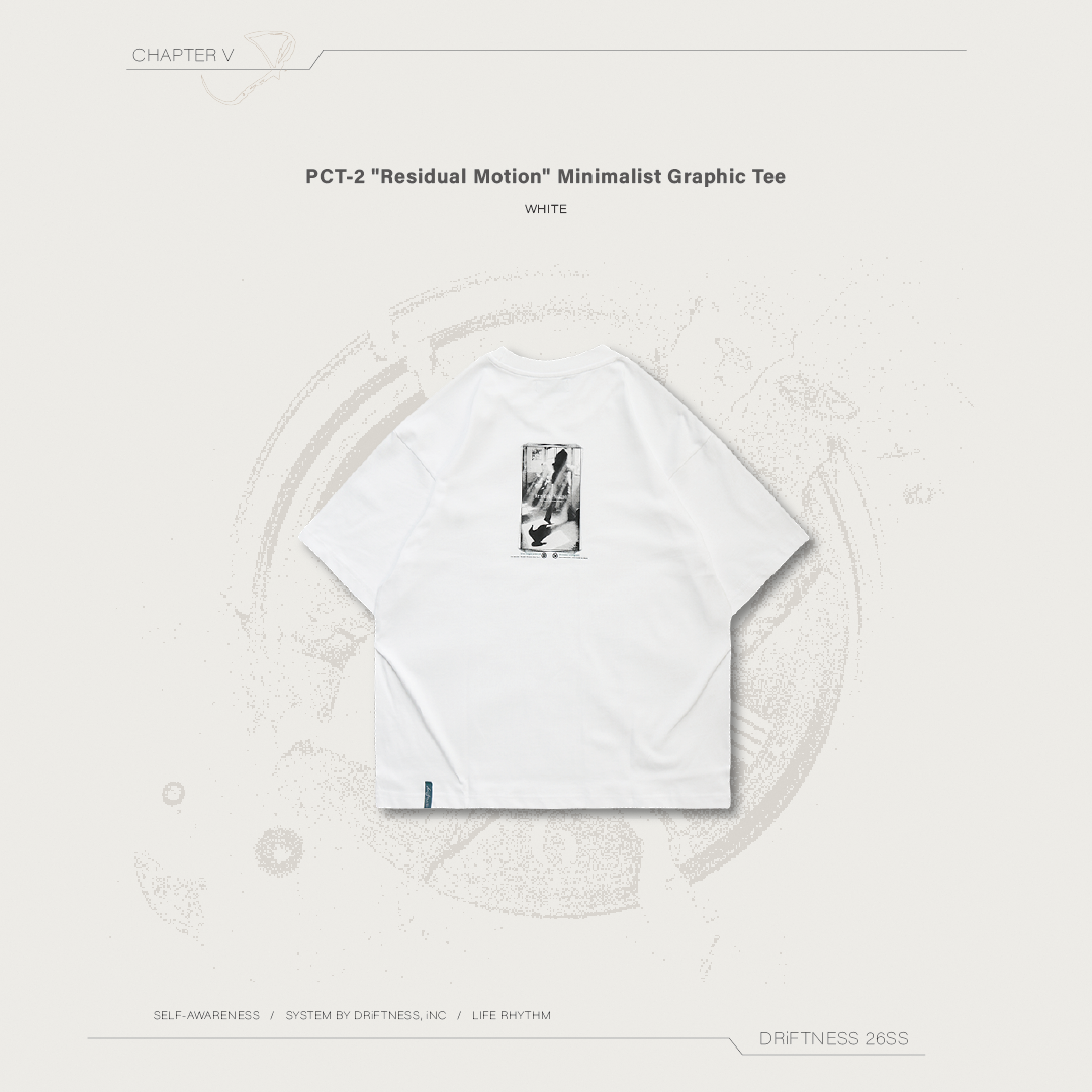 DRIFTNESS｜PCT-2 "Residual Motion"城市相片背圖短袖 - White