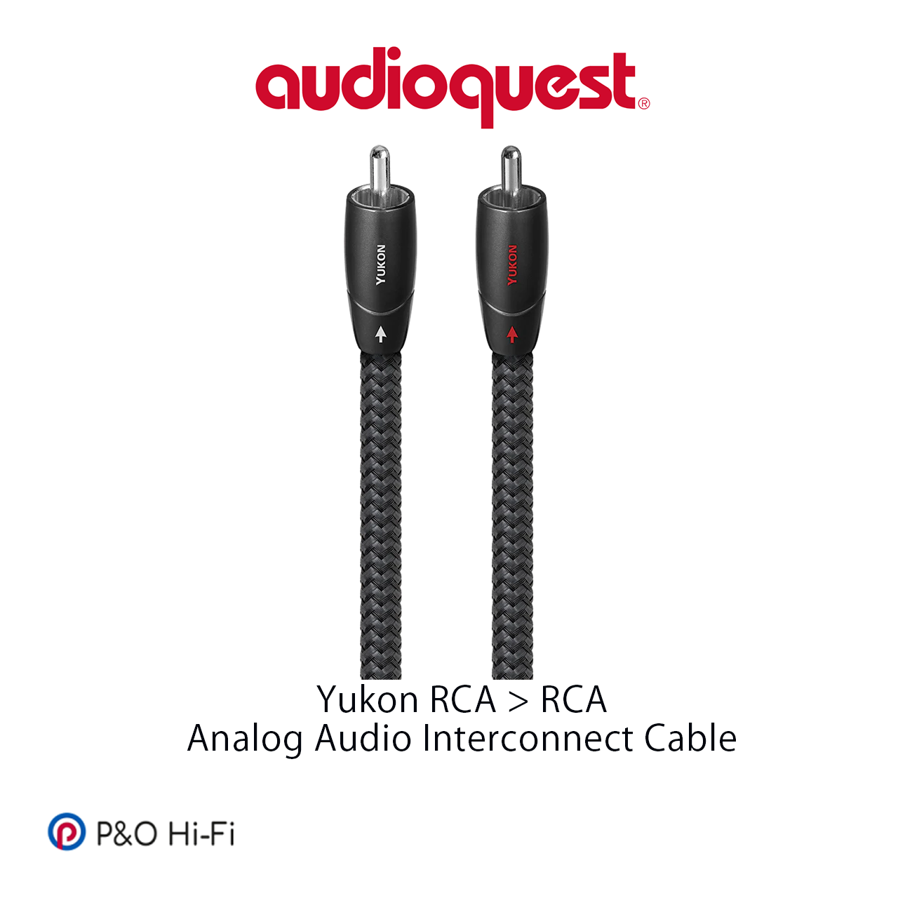 AudioQuest Yukon (尤康河) RCA > RCA  River Series (河流系列) 模擬訊號線 (一對)