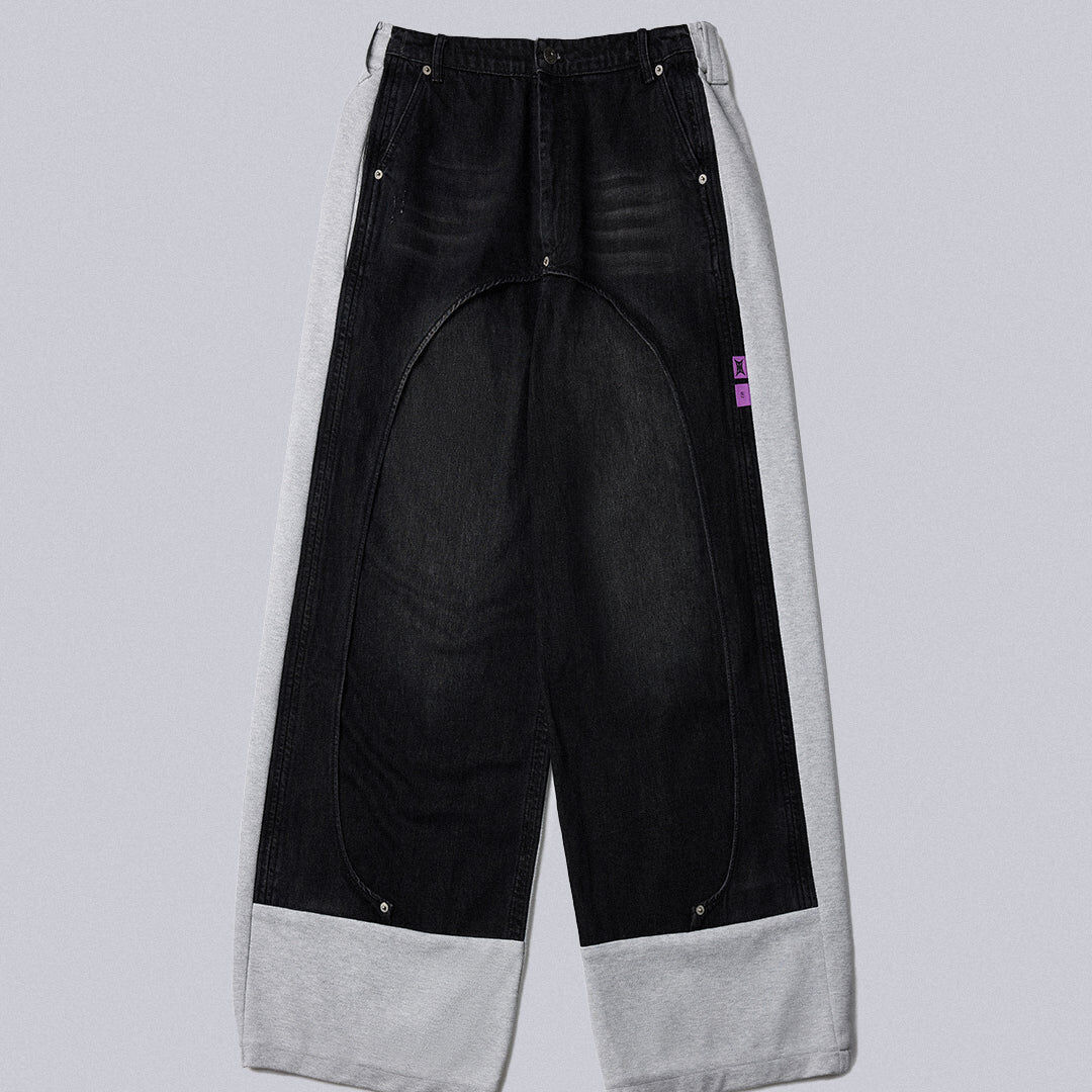 NEISH｜Mirror Denim Trousers: Remake (Washed Black)