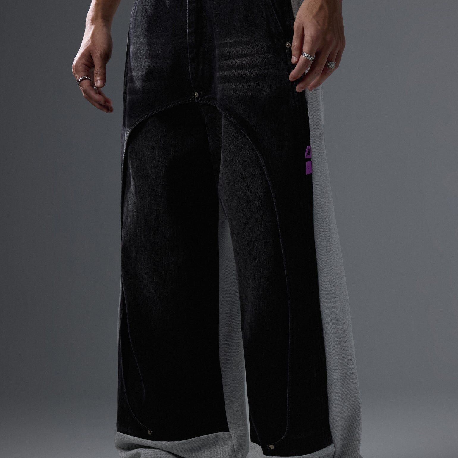 NEISH｜Mirror Denim Trousers: Remake (Washed Black)