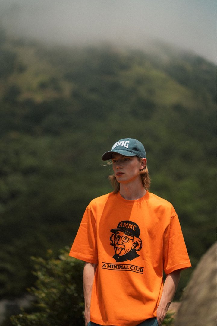 A MINIMAL CLUB ORANGE LOGO TEE AM66TE17RA