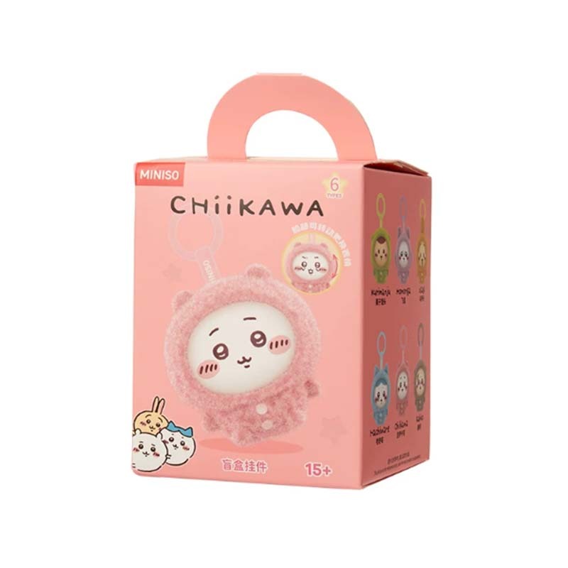 【盲盒】MINISO 名創優品 CHIIKAWA 吉伊卡哇 睡衣系列換臉盲盒掛件 吊飾 MN202454 [台灣現貨]