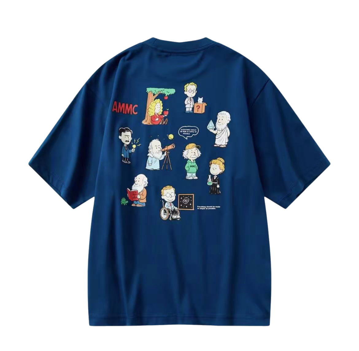 A MINIMAL CLUB BLUE LOGO TEE AM66TE19BU